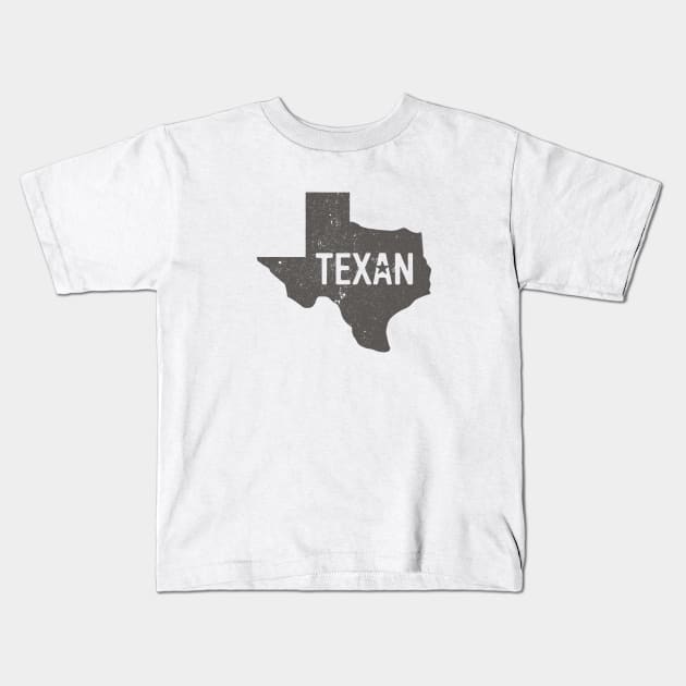 For the Texan from Texas Kids T-Shirt by Texx